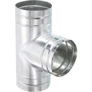 PATIKIL 5 Inch 3 Way Duct Splitter, Tee Connector Air Vent Duct Hose Exhaust Pipe Adapter for Dryer Exhaust Fan Vent Systems HVAC