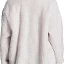 Mad Dog Sherpa Fleece Cardigans for Girls 5-12 Y, Cozy Kids Winter Fall Sweater Coats, Long Jacket for Home & Outdoor Wear (9-10 Years)