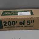 A-M Gutter Guard 5" x 200 Ft Mill Finish Aluminum, Leaf & Debris Protection