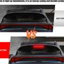 Third Brake Light, 24 LED 12V Car High Mount Stop Lights Third Rear Brake Lamp Assembly, Universal Waterproof Tail Lamp High Level Back Braking Light for Cars SUVs Trucks, Red