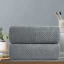 Hand Towels Set 2 Pack-16x31,Ultra Soft Microfibers Bathroom Towel Set Highly Absorbent Quick Dry Luxury Premium Towel Lightweight Durable Hand Towel Collection for Hotel Spa Gym Kitchen,Grey (Gark Gray)