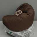 U-NICE HOME Reversible Sofa Cover Washable Couch Cover for Dogs Friendly with Elastic Straps Water Repellent Furniture Protector for 3 Cushion Couch (Sofa, Coffee/Beige)