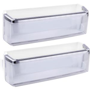 2 PCS AAP73252302 Door Shelf Bin (Left) Compatible with LG, Kenmore Sears, Replaces AP5602874, AAP73252311, AAP73252306, 2652315, AAP73252305, AH3637059, EA3637059, PS3637059 Refrigerator Basket Bin