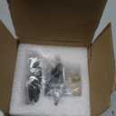 Black Bathtub Drain Tip Toe Tub Conversion Kit Assembly, Wellup Tub Drain Trim Kit with Two Hole Overflow Faceplate, Matte Black