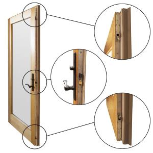 Andersen Fwh68 Hinged Door - (Active Door Panel) 3-point Lock Mechanism (1988 to Present)