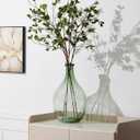 4Pcs Realistic Artificial Greenery Stems - 43" Faux Branches for Vase,Tall Fake Plants Ficus Twig for Wedding Vase Filler Shop Home Decoration