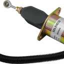 12V Fuel Shut Off Solenoid Valve 3935649 fit for Cummins 5.9L 8.3L Engines 4B 6B 6C Diesel Engine, Replace SA-4764-12