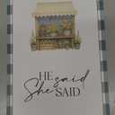 Fresh Off the Market Bridal Shower Games, Farmers Market He Said She Said Game for 30 Guests with Game Cards, Bridal Shower Decor, Wedding Decorations Supplies (08)