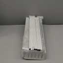 8-Tier Over The Door Pantry Organizer with Mesh Baskets, Adjustable & Stable Hanging Spice Rack for Kitchen, Bathroom, Bedroom, and Baby Essentials Storage (16" W 8-Tiers, White)