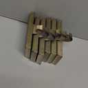 6Pcs Rectangular Stocking Hooks Christmas Non-Slip Stocking Holders Fireplaces Shelf Hook Tabletop Stocking Hangers