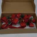 Set of 3 Christmas Lighted Gift Boxes, 60 LED Light Up Present Boxes for Christmas Decorations Indoor Outdoor Yard Xmas Tree Holiday Party Lawn Porch Home(Max. 8.5")
