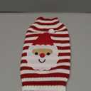 Dog Christmas Sweater Xmas Pet Clothes Cute Striped Santa Claus Costume Holiday Puppy Cat Jumpers Outfits New Year Gifts for Small Medium Large Dogs (S, Red White Stripe Santa Claus)