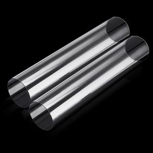 2PCS Acrylic Tube 3'' (75mm) OD x 2mm Wall Thickness Clear Plastic Pipe Tube 15.5'' Length Clear PVC Pipe Round Polycarbonate Tubing Chemical Resistant