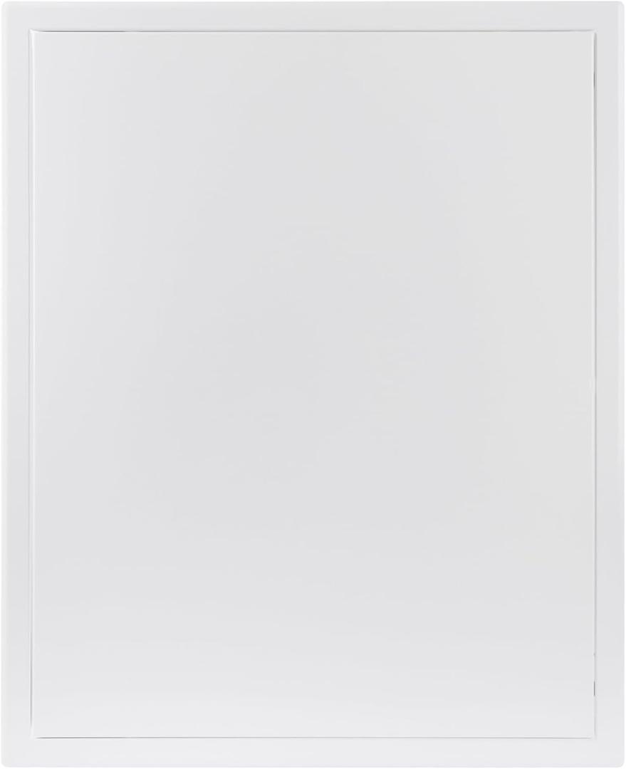 Vent Systems 16'' x 20'' Inch White Stainless Steel Access Panel - Easy Access Doors - Access Panel for Drywall, Wall, Electrical and Plumbing Service Door