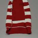 Cat Sweater Christmas Santa Claus Pet Cat Winter Knitwear Warm Clothes (Medium, 2-Stripe elk)