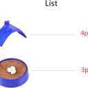 Pigeon Supplies Set,3Pcs Bird Breeding Nest Bird Eggs Mat,4 Pcs Pigeon Stand Dove Rest Stand,9 Pcs White Solid Plastic Eggs for All Kinds of Pet Nests