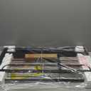 Carlson Extra Wide Walk Through Pet Gate with Small Pet Door, Includes 4-Inch Extension Kit, Pressure Mount Kit and Wall Mount Kit, Black