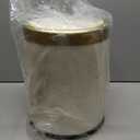 URALFA 3.7 Gallon Motion Sensor Bathroom Trash Can with LidAutomatic Waterproof Touchless Garbage Can, Smart Plastic Trash Bins Suitable for Toilet, Office, Bedroom, Kitchen (Cream White)