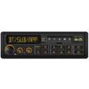 Bluetooth Retro Car Stereo Receiver - Single Din European Classic Look Radio for 80s Car - AM FM Pre-Amp 2 Subwoofer Outputs USB SD AUX Type-C PD3.0 Fast Charge EQ SWC