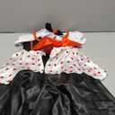 fun shack Queen of Hearts Costume for Women, Red Queen Outfit, Evil Costume for Women (Medium, Black)