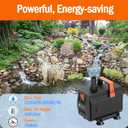 AquaMiracle 1200GPH Aquarium Water Pumps (4500L/H, 70W) Fountain Pump Pond Pump Submersible Water Pump with Flow Control for Fountain, Waterfall, Statuary, Filtration, Water feature, Hydroponics