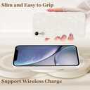 ZIYE for iPhone Xr Case Flower Floral Pattern for Women Girls Slim Soft TPU Camera Protection Cute Cover Designed for iPhone Xr 6.1 Inch White