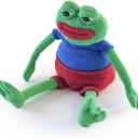 Hashtag Collectibles Pepe The Frog - The Official Plush Doll (Anatomically Correct)
