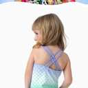 Disney Stitch Marvel Frozen Elsa Girls Swimsuits UPF 50+ One Piece Bathing Suits Sport Summer Swimwear for Kids Size 3-13Y