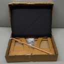 Ergonomic Foot Rest, 4 Adjustable Height Foot Stool,Footrest Under Desk Flip Over Office Desk Foot Rest, Improving Posture, Promoting Blood CirculationNatural (Natural02)