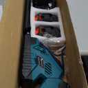 20'' Hedge Trimmer Cordless with Battery, Electric Handheld Bush Clipper with 2 Pack Rechargeable Batteries, 3000RPM 180 Rotatable Head, 2/3'' Blade Gap (Blue)