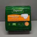 Depend Incontinence Protection with Tabs, Maximum Absorbency, L, 16 ct