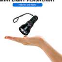 Mini Flashlights High Lumens Rechargeable, Super Bright Flashlight, Mini Flashlights for EDC Carry, Tactical Flashlight Waterproof Handheld Flash Light LED Flashlight for Emergencies, Camping, Hiking