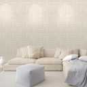Velvet 3d wall panels for Interior wall Decor peel and stick, Soundproof Geometric Textured 3d Wall Panels for Living Room, Bedroom, TV Background Cream White 17.7" x 17.7", Cover 26.15 Sq.Ft