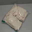 Smiry Stretch Jacquard Seat Covers for Dining Room Chairs Set of 6, Removable Washable Chair Seat Protector Slipcovers, No Rear Covers, Beige