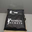 Isaac & David Chicago Lambskin Genuine Casual Wear Leather Blazer Sport Coat with Classic Button Closure for Men Black (as1, alpha, 4x_l, regular, regular, Black)