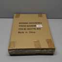 MAONAME Acrylic Serving Tray with Handles, 16"X12" Rectangular Clear Tray, Ottoman Decorative Trays, Coffee Table Trays for Countertop, Living Room, Office