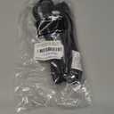 Elecan Flat Plug Extension Cord 4 Ft 2 Pack with Slim Space-Saving Plug Design, Thin Flat Cable Low Profile Power Cord 3 Prong Grounded Wire, 16 Gauge 13 A/125 V-Black-ETL Certified