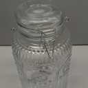 Kingrol 1 Gallon Glass Drink Dispenser with Lid and Spigot - Wide Mouth, Leak Proof Juice Pitcher- Vintage Beverage Dispenser for Party, Wedding, Picnic