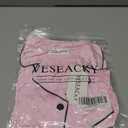 Veseacky Satin Pajama Sets for Girls Silk Button Down PJ Set Silk Sleepwear Birthday Pajamas Gift (Pink,size 10)
