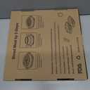 Chicken Shredder Large Chicken Breast Shredder Tool Twist with Brush&Fork, Visible Meat Shredder Machine, Anti-Slip Strip, Ergonomic Handle, BPA Free, Suitable for Pork Beef Chicken(Orange)