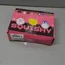 12 Pcs Taba Squishy Toys Pack Include (1 Strawberry, 1 Cat Paw, 1 Cookie, 1 Hamster, 1 Chick, 1 Penguin, 6 Mochi) Cute Taba Sensory Stress Relief Toys, Squishy Fidget Toys Adults, Party Favors Gifts for Kids