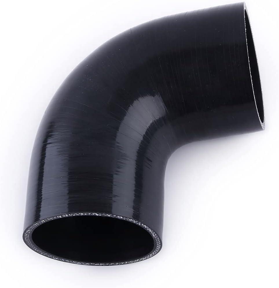 90 Degree ID 3 inch Elbow Silicone Coupler Hose,4Ply-Reinforced Turbo/Intercooler/Intake Piping Coupler Industria Hoses