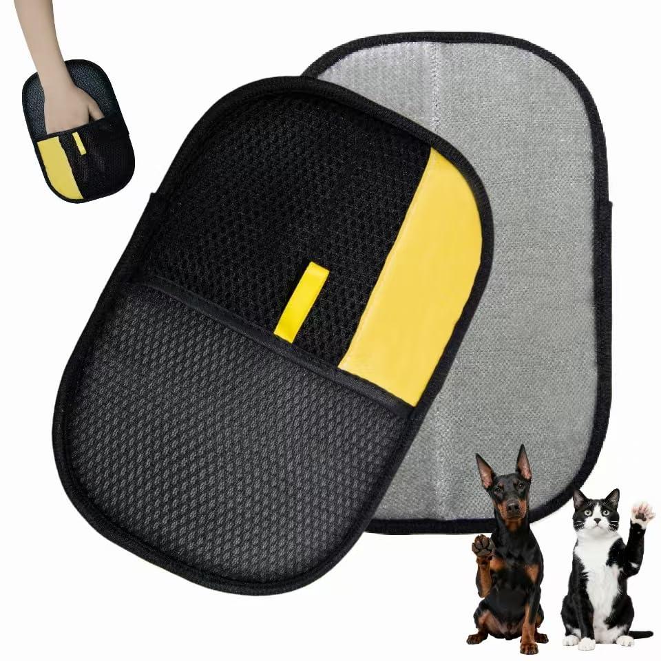 Pet Hair Removal Glove ，Reusable and Washable Electrostatic Pet Hair Remover for Cat Dog Hair，Cat Dog Hair Removal Gloves for Sofas, Clothes, Carpets, and Bed Sheets