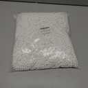 144PCS Bead Necklace, White Beaded Necklace Party Favors Bulk, 33" Mardi Gras Beads Necklaces Accessories, Festival Parade Throw Accessories for Baby Shower Wedding Birthday Celebrations Decorations