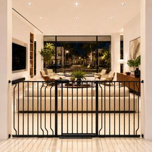 Extra Wide Baby Gate, Fits 62.2–71.6 in Openings, Sturdy & No Drill