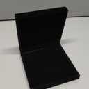 Luxury Earring & Pendant Box With LED Light, Square Shaped Elegant Diamond Pendant & Earring Case, Black Velvet Interior Jewelry Display Gift Box For Unique Proposal, Engagement Or Wedding