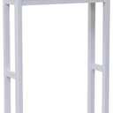 Alaterre Furniture Dorset Over-The-Toilet Storage Shelf  27" W x 37" H Space Saver Rack with Single Open Shelf for Towels & Toiletries  Minimalist Modern Design & Easy Assembly Bathroom Organizer