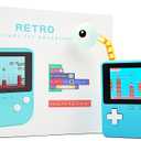 ELECFREAKS Retro Coding Arcade for Microsoft Makecode DIY Programmable Handheld Game Console Suitable for STEM Education, Game Programming Learning Machine Supports Block Programming and Python