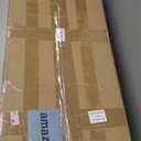 Hoolerry 5 Pcs Wire Shelf Covers Foamed PVC Wire Rack Covers for Removable Closet (Not Wood) Pantry Shelves for Cabinet Bathroom Kitchen Shelving Decoration(White,40x16inch)