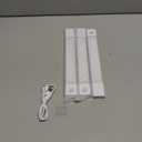 EZVALO Under Cabinet Lighting, Wireless Closet Lights, 50 LED Rechargeable Motion Sensor Light, Dimmable, 3 Color Temperatures, 11.8 inch Counter lights for Kitchen, Pantry, Bedroom, Wardrobe (3 Pack) (White)